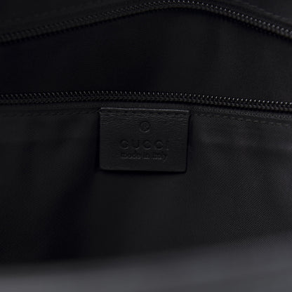 Gucci GG Supreme Monogram Tote Black Grey 6 of 14