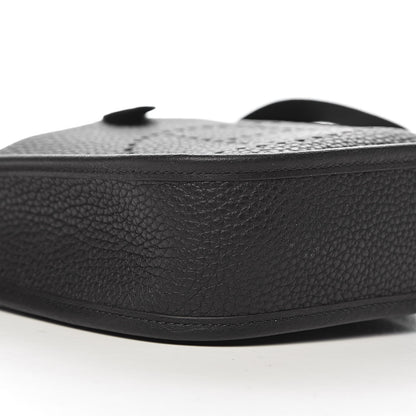 Hermes Taurillon Clemence Evelyne TPM Black 8 of 11