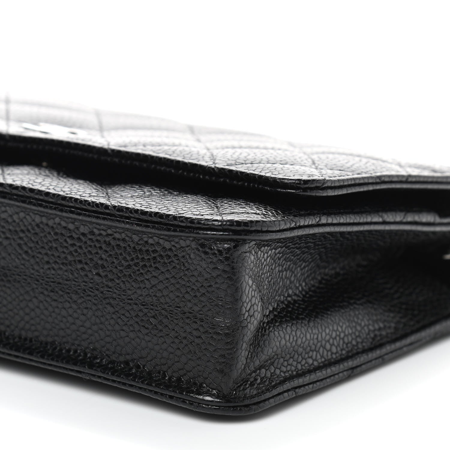 Chanel Caviar Quilted Wallet On Chain WOC Black 7 of 10