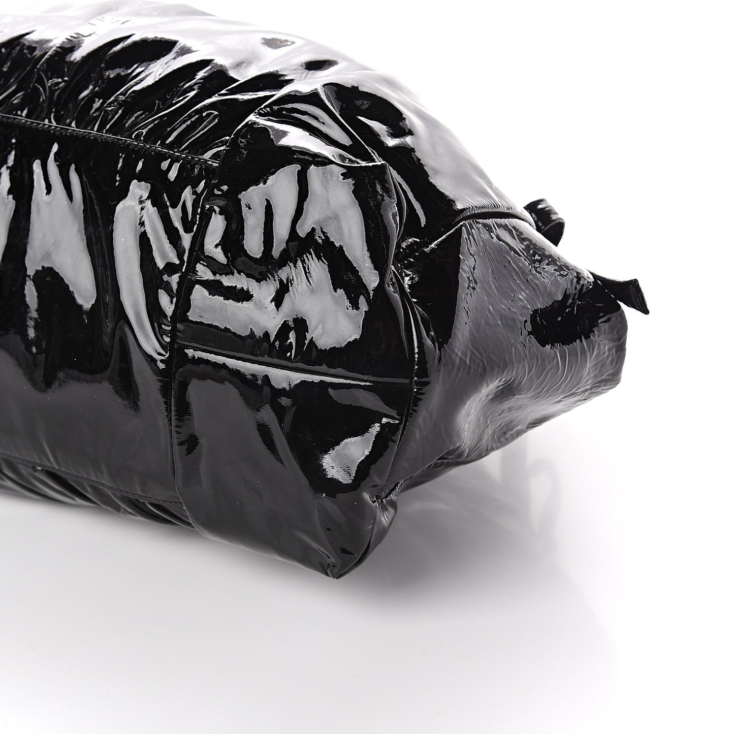 Patent Medium Hysteria Top Handle Bag Black
