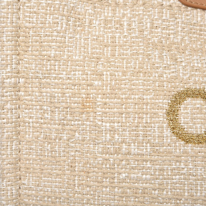 Chanel Canvas Large Deauville Tote Light Beige 9 of 17