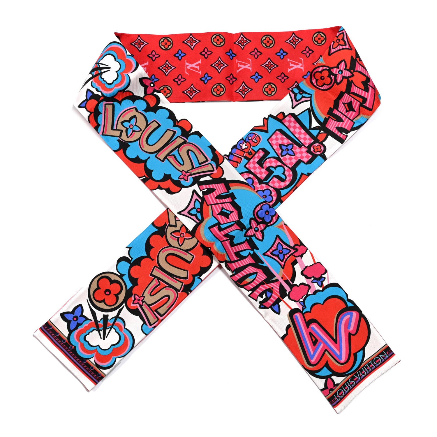 Louis Vuitton Silk Street Monogram Bandeau White 1 of 4