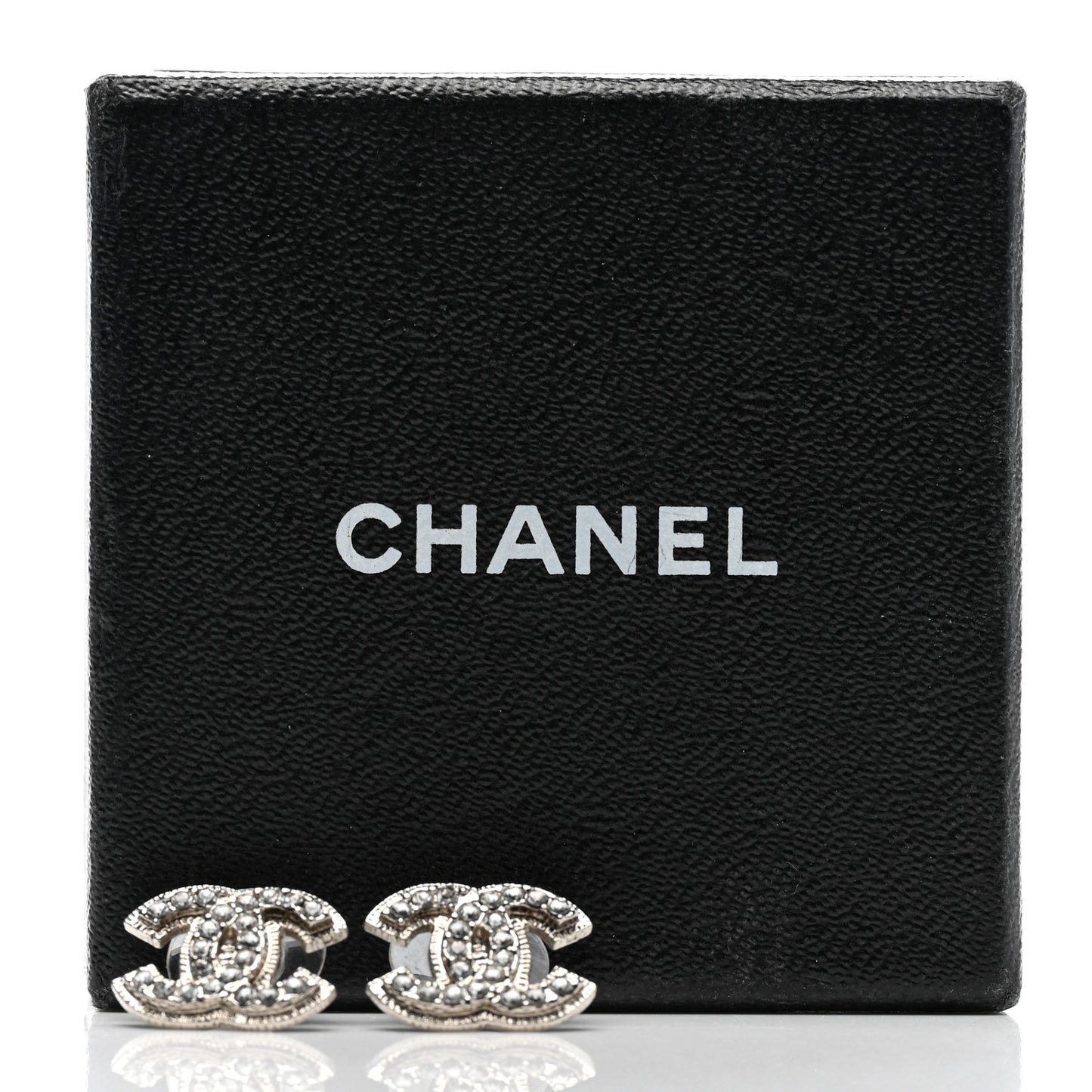 Crystal Mini Timeless CC Earrings Silver