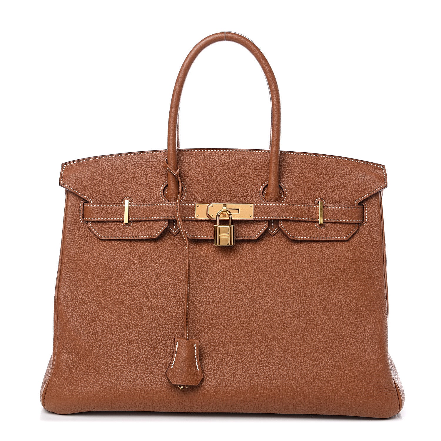 Hermes Togo Birkin 35 Gold 1 of 8
