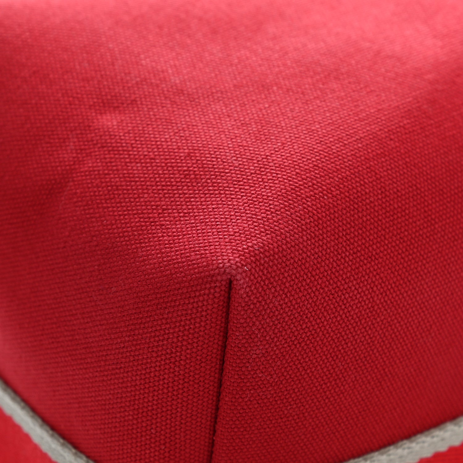 Hermes Canvas Large Bride-A-Brac Pouch Rouge 10 of 13