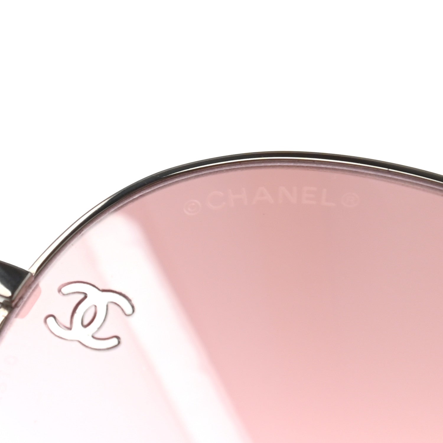 Chanel CC Aviator Sunglasses 4189-T-Q Pink 9 of 12