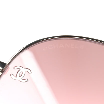 Chanel CC Aviator Sunglasses 4189-T-Q Pink 9 of 12