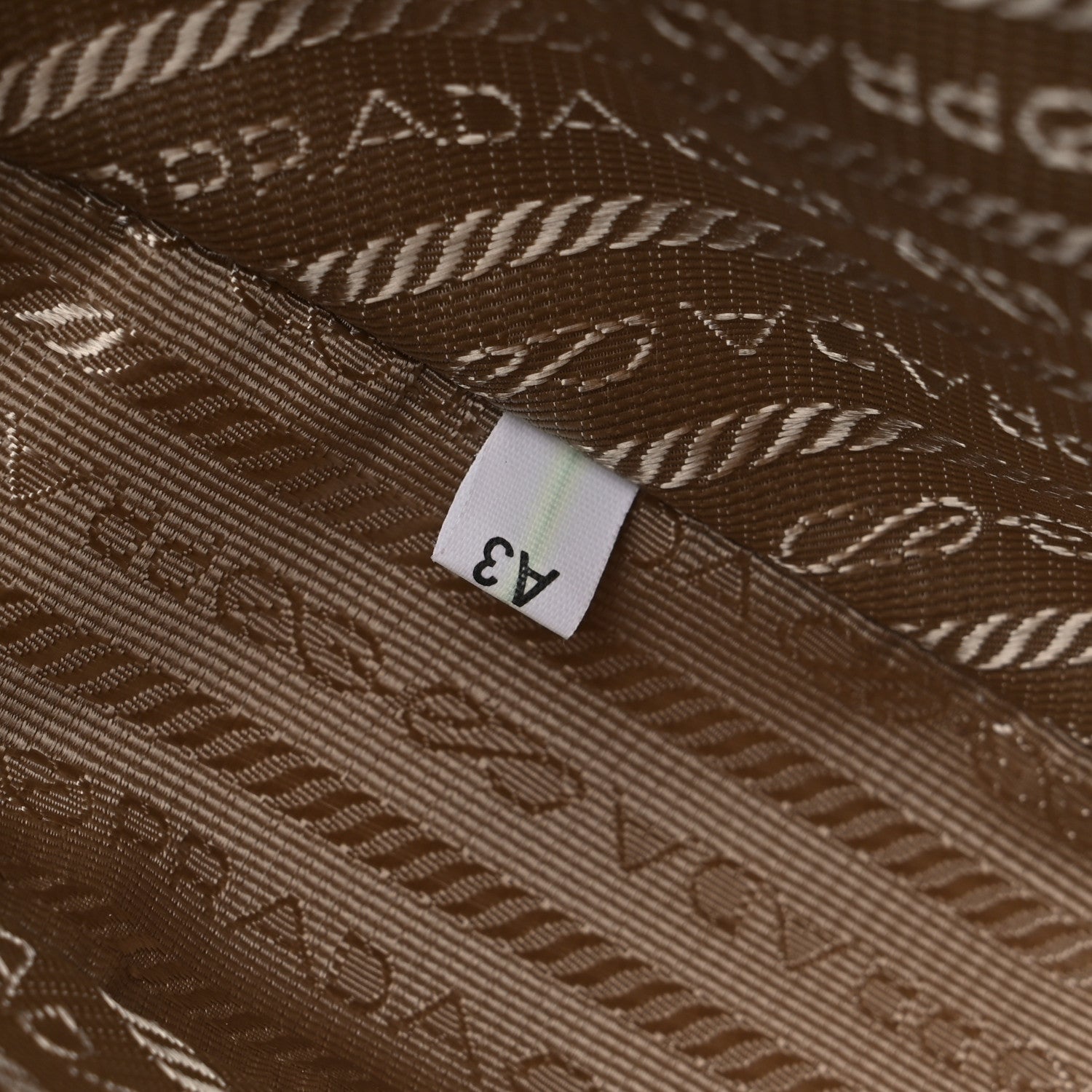 Prada Jacquard Triangolo Symbole Embroidered Mini Triangle Bag Corda Talco 7 of 9