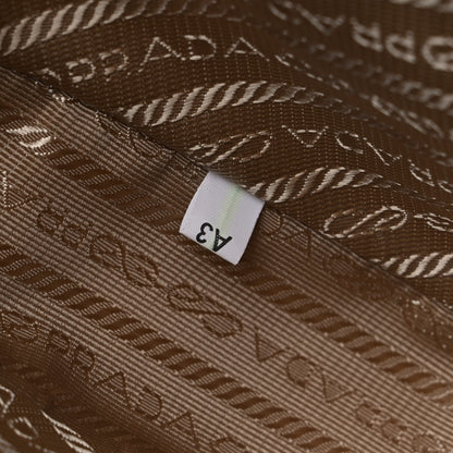 Prada Jacquard Triangolo Symbole Embroidered Mini Triangle Bag Corda Talco 7 of 9