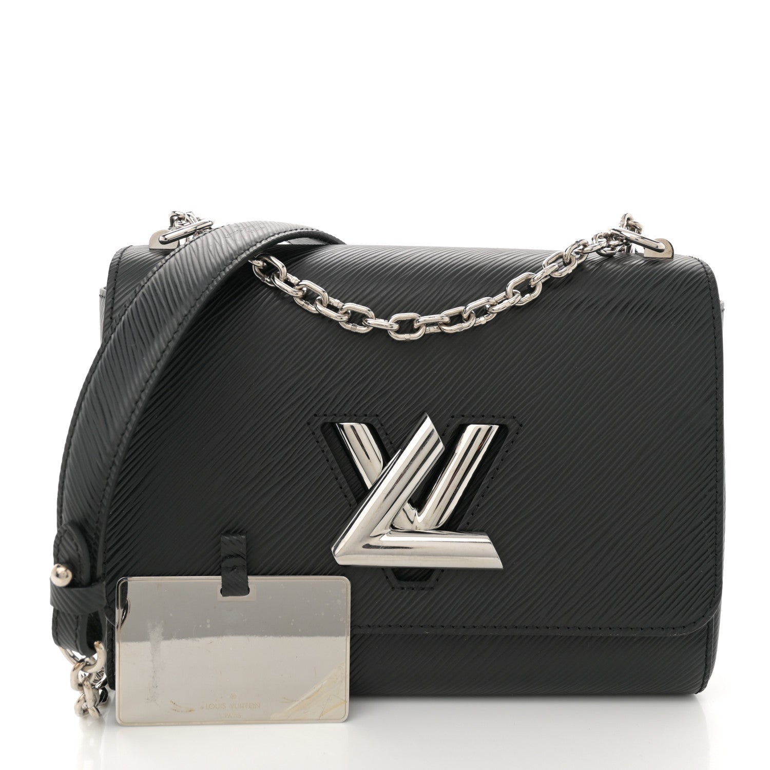Louis Vuitton Epi Twist Shoulder Bag MM Black 3 of 11