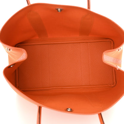 Hermes Toile Negonda Garden Party Tote 36 MM Orange 5 of 15