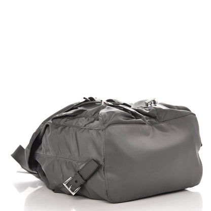 Prada Tessuto Nylon Saffiano Vela Backpack Grey 4 of 8