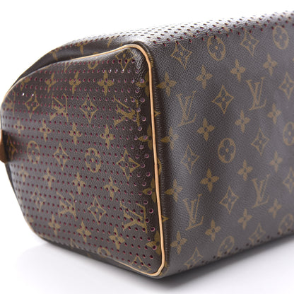 Louis Vuitton Monogram Perforated Speedy 30 Fuchsia 6 of 11
