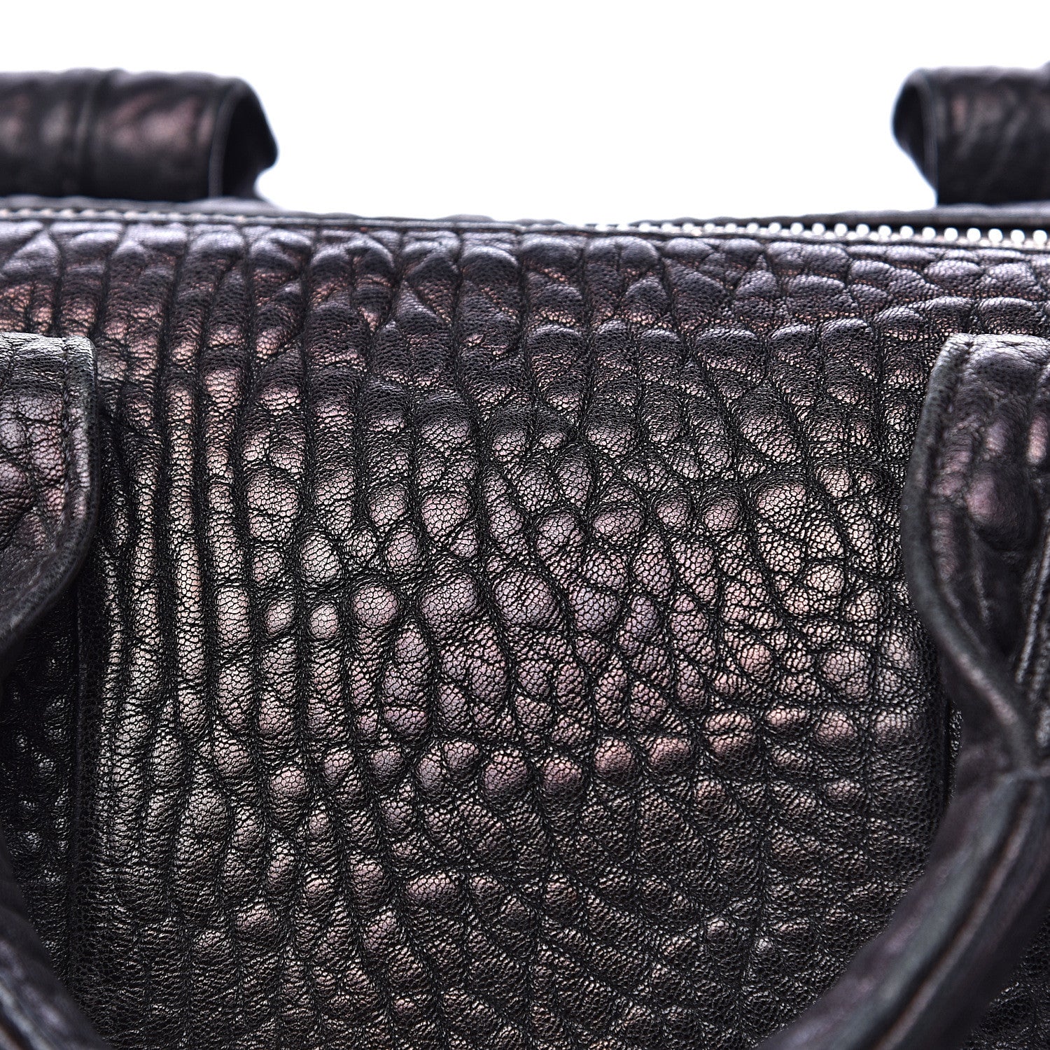 Alexander Wang Pebbled Lambskin Rocco Black Rose Gold Hardware 12 of 13