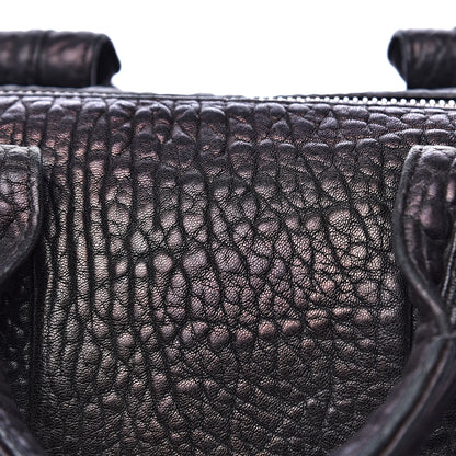 Alexander Wang Pebbled Lambskin Rocco Black Rose Gold Hardware 12 of 13