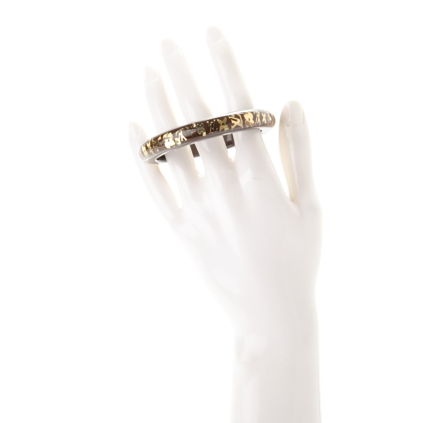 Resin Swarovski Small Inclusion Bracelet PM Marron