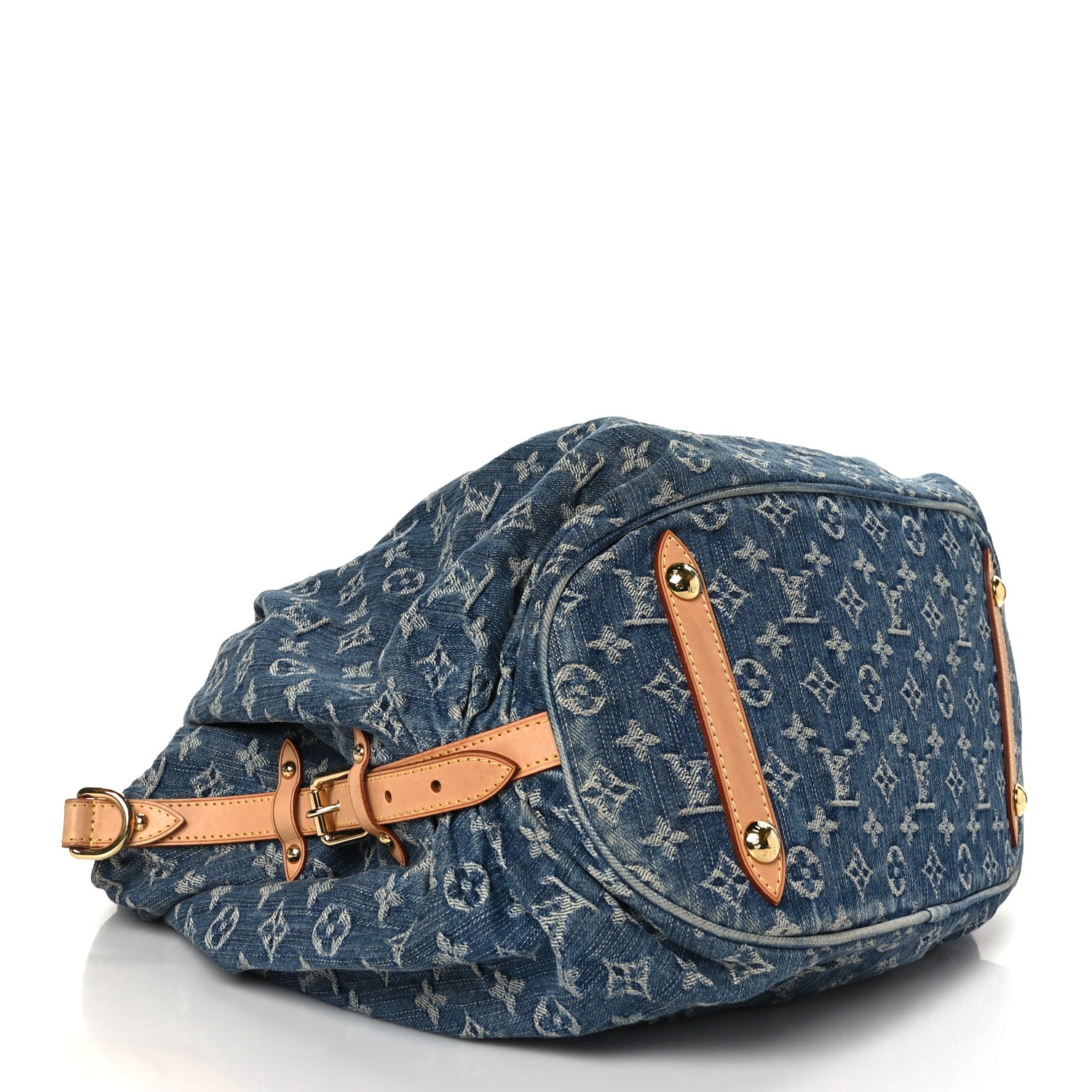 Louis Vuitton Denim Mahina XL Blue 4 of 10