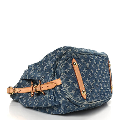 Louis Vuitton Denim Mahina XL Blue 4 of 10