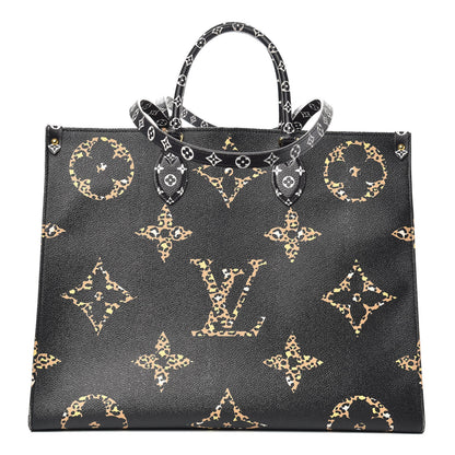 Louis Vuitton Monogram Giant Jungle Onthego GM Black 1 of 11