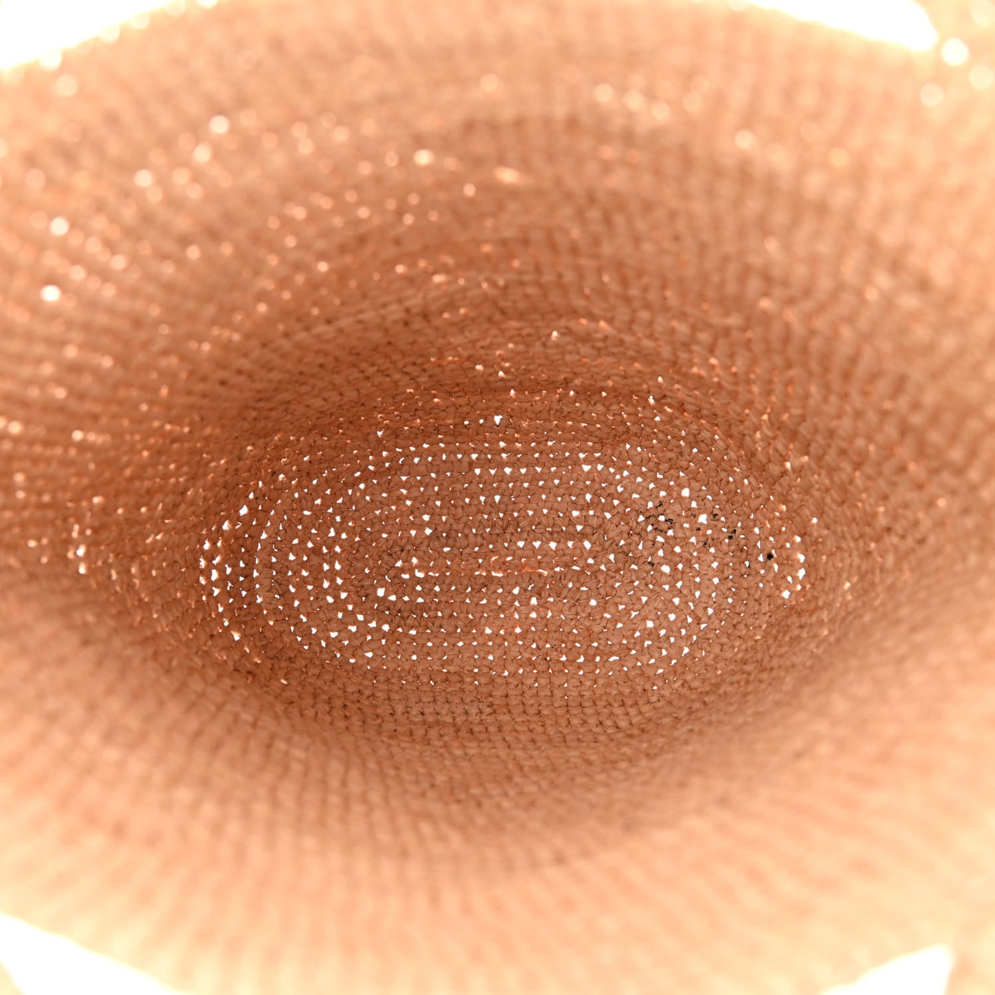 Raffia Mini Slit Tote Bag Natural Tan