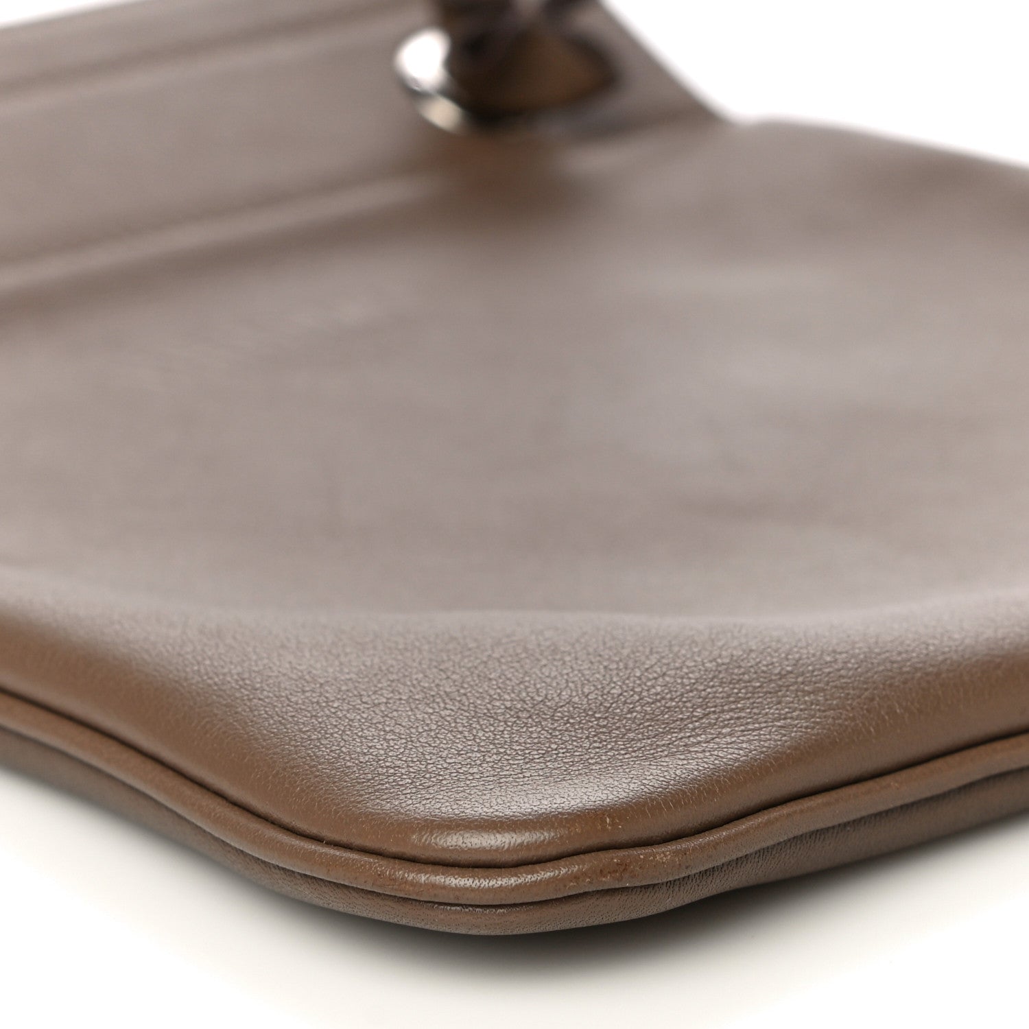 Hermes Cheri Calfskin Mini Aline Etoupe 9 of 10