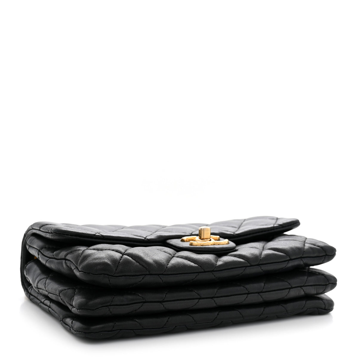 Chanel Lambskin Quilted Small Pillow Crush Flap Black 4 of 11