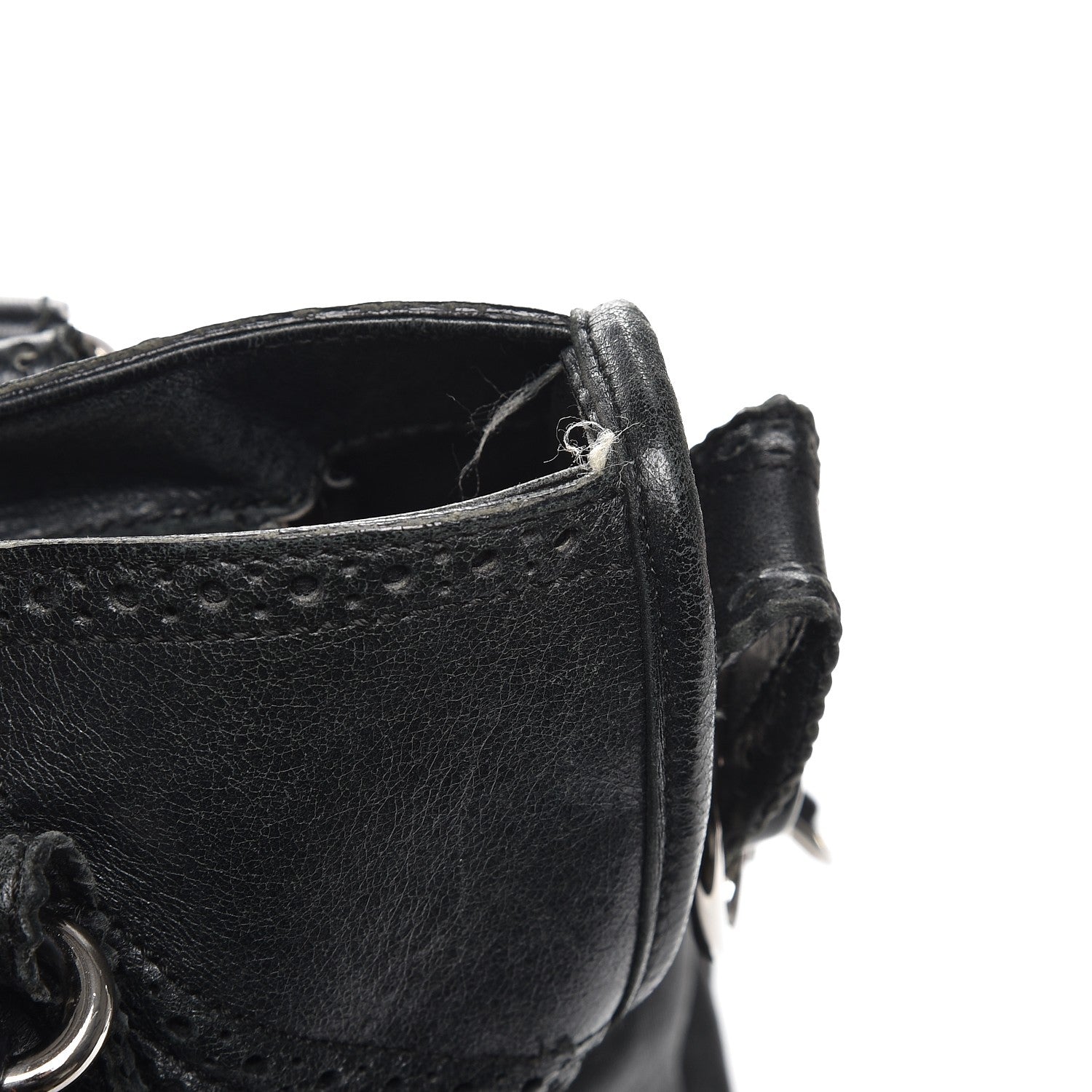 Balenciaga Agneau Giant Brogues Hardware City Black 20 of 22