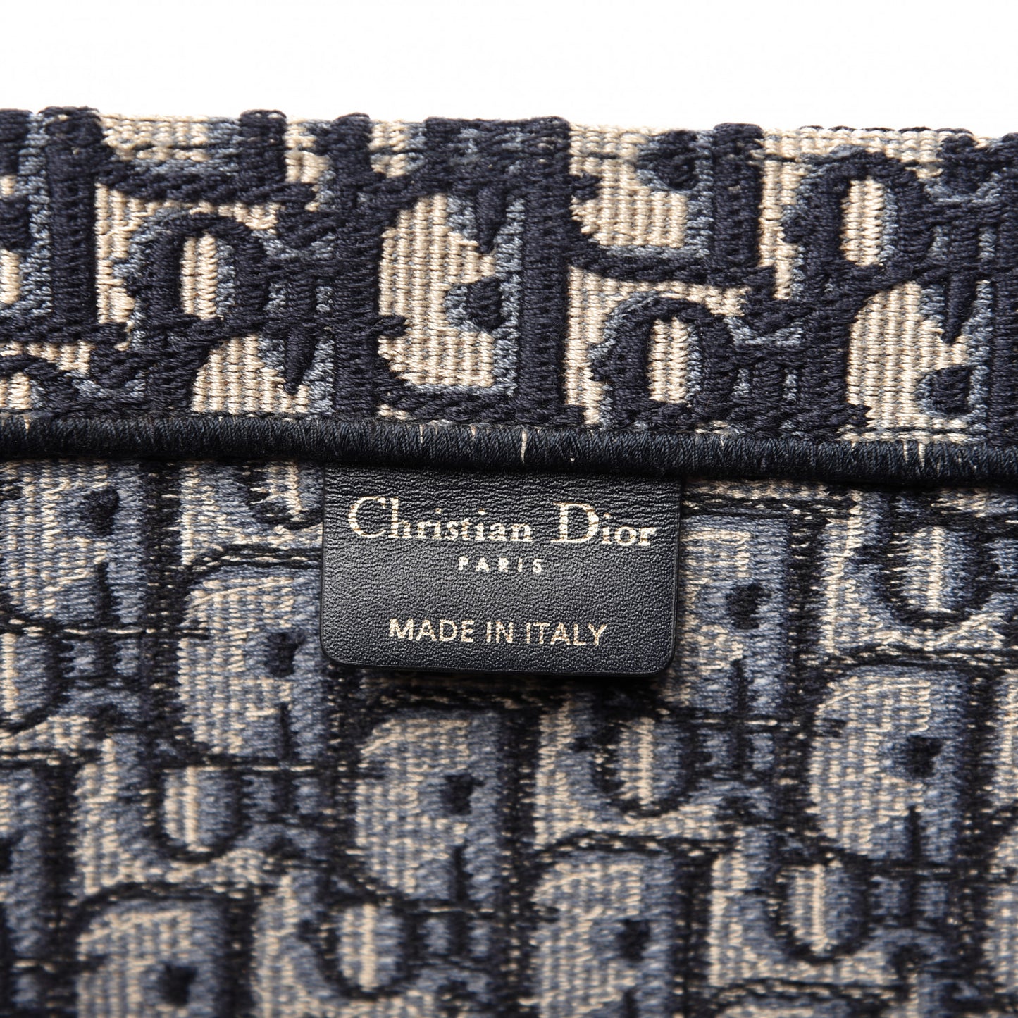 Oblique Book Tote Blue Multicolor