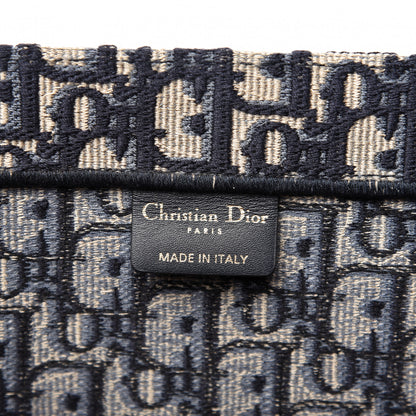 Christian Dior Oblique Book Tote Blue Multicolor 8 of 9