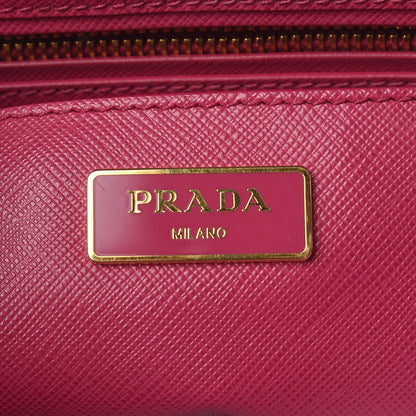 Prada Saffiano Medium Galleria Double Zip Tote Fuxia 6 of 11