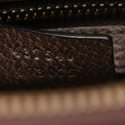 Gucci GG Supreme Monogram Tian Web Large Flat Messenger Beige Multicolor New Acero 7 of 10