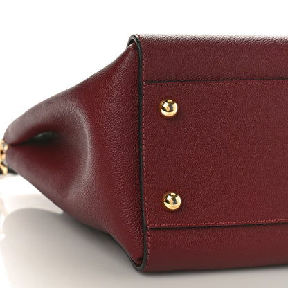 Burberry Soft Grain Medium Buckle Tote Dark Plum 7 of 8