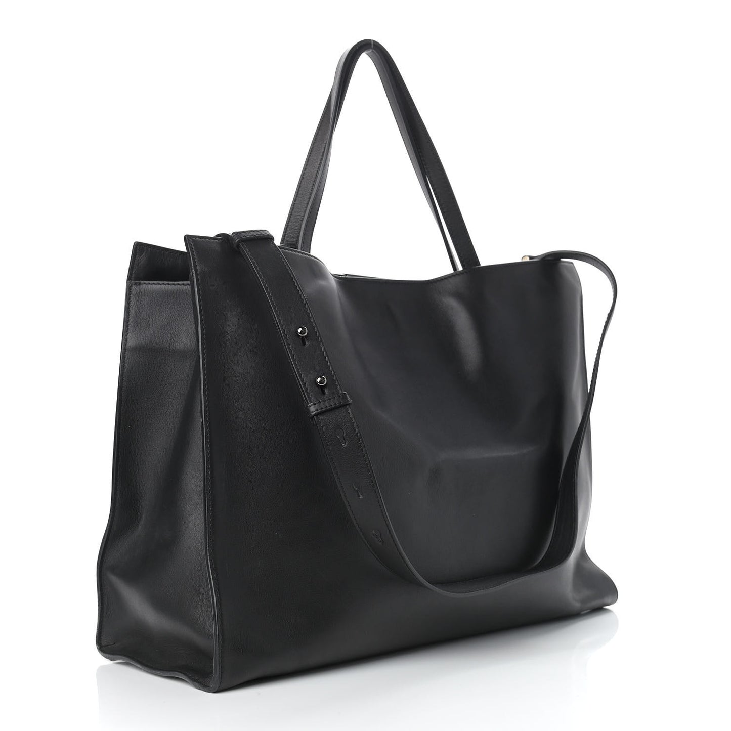 Calfskin Natalia Tote Black