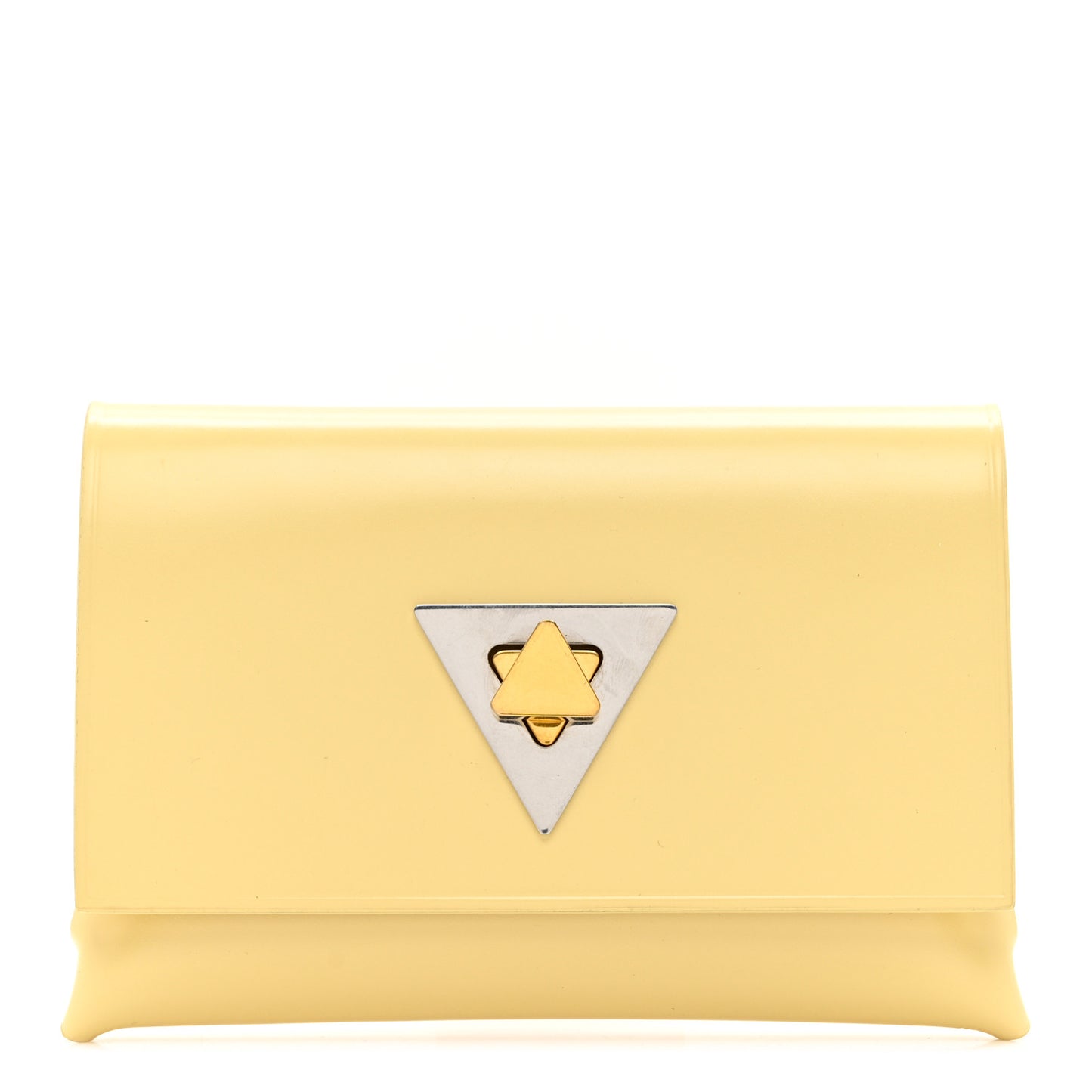Nappa Twist Lock Wallet Butter