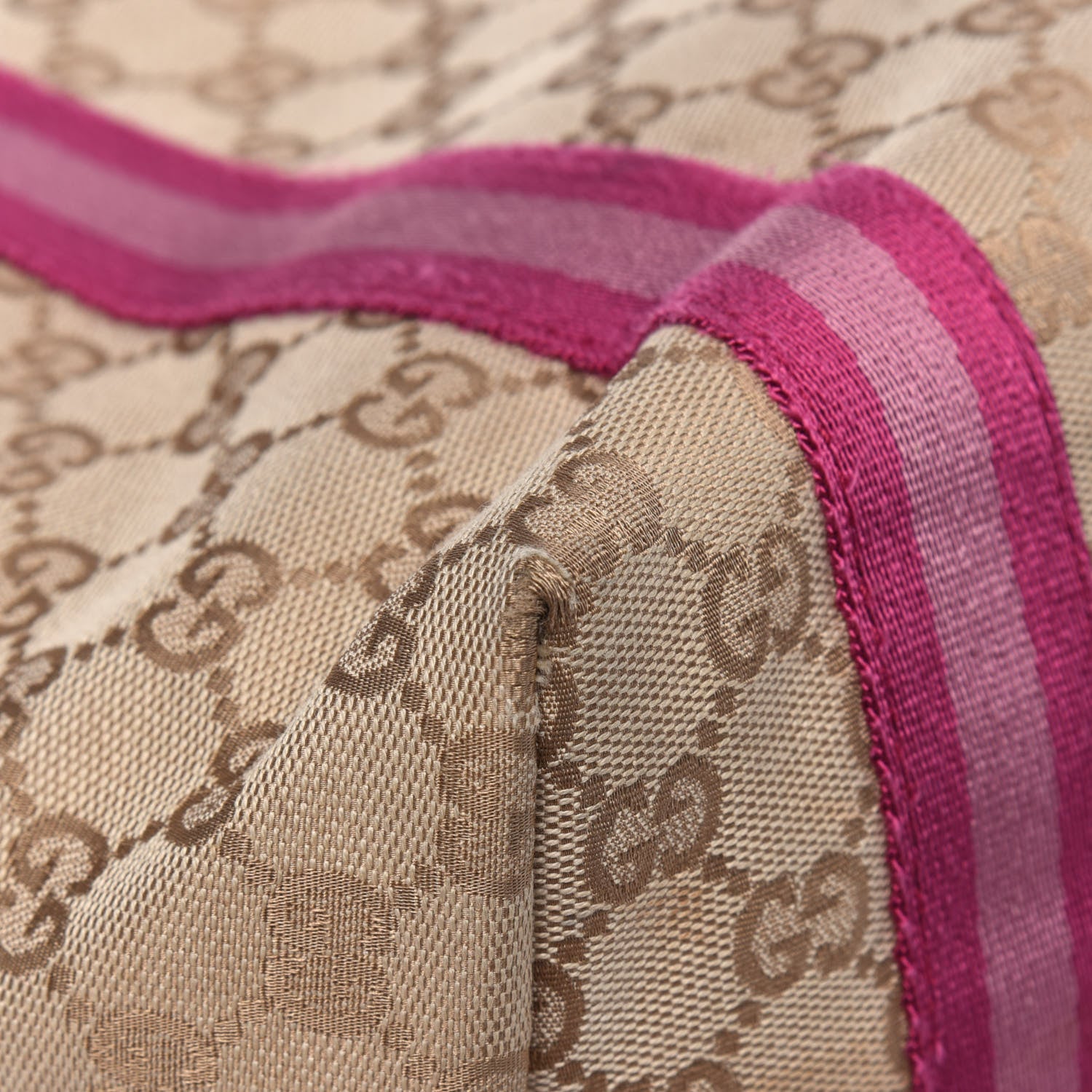 Gucci GG Monogram Jolicoeur Vertical Shopping Tote Pink 5 of 14