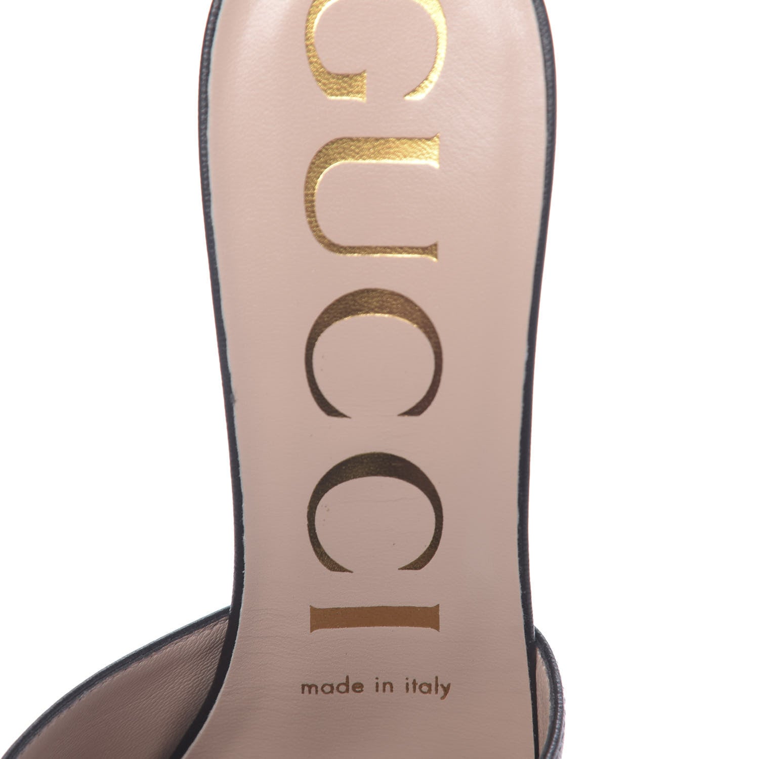 Gucci Malaga Kid Crystal Square G Madelyn Mules 37 Black 6 of 9
