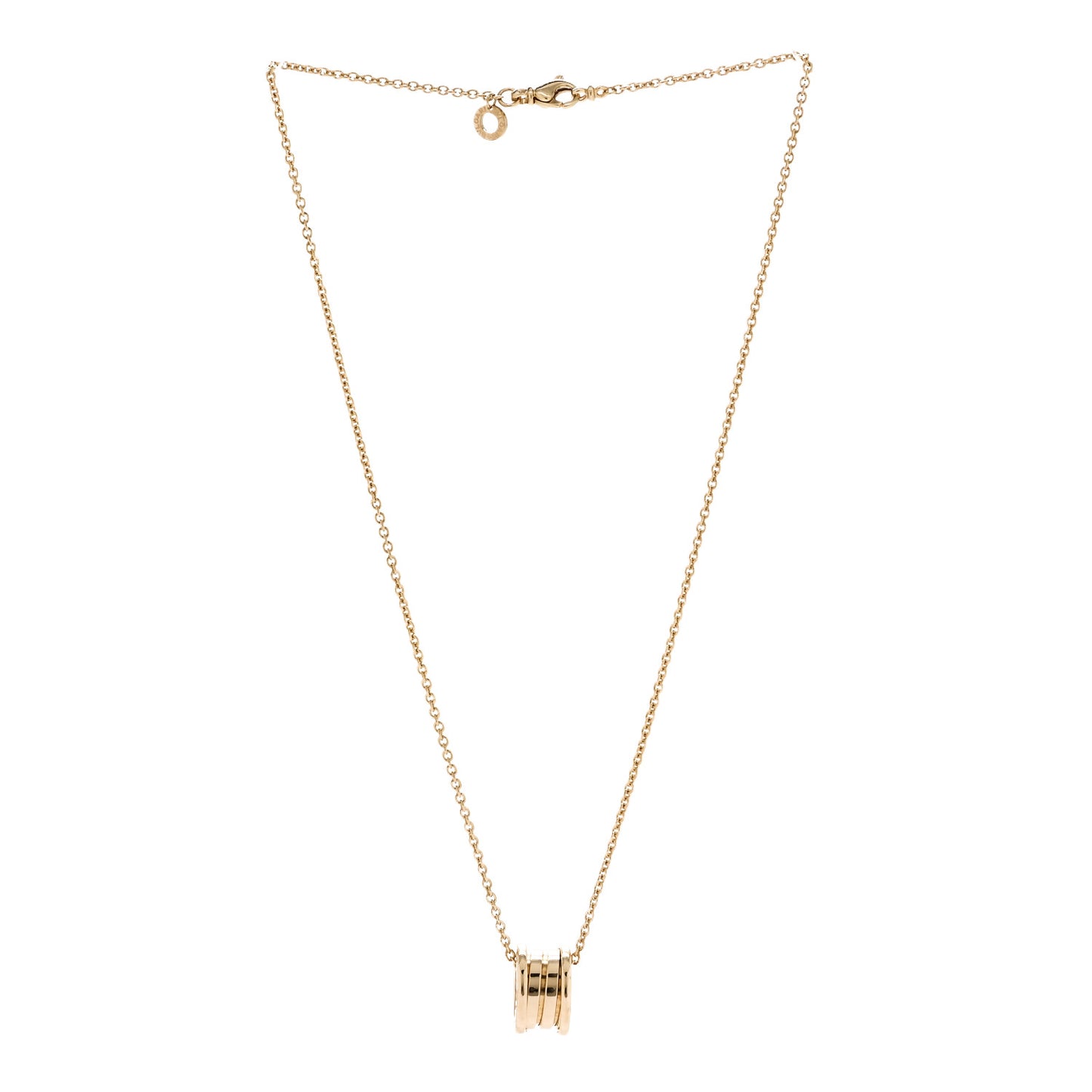 18K Yellow Gold B.Zero1 Pendant Necklace