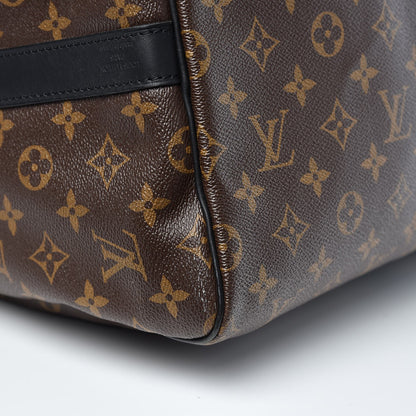 Louis Vuitton Monogram Macassar Keepall Bandouliere 55 8 of 10