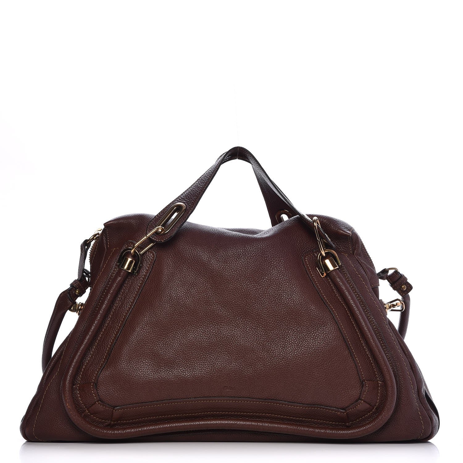 Chloe Calfskin Large Paraty Chocolate 1 of 20