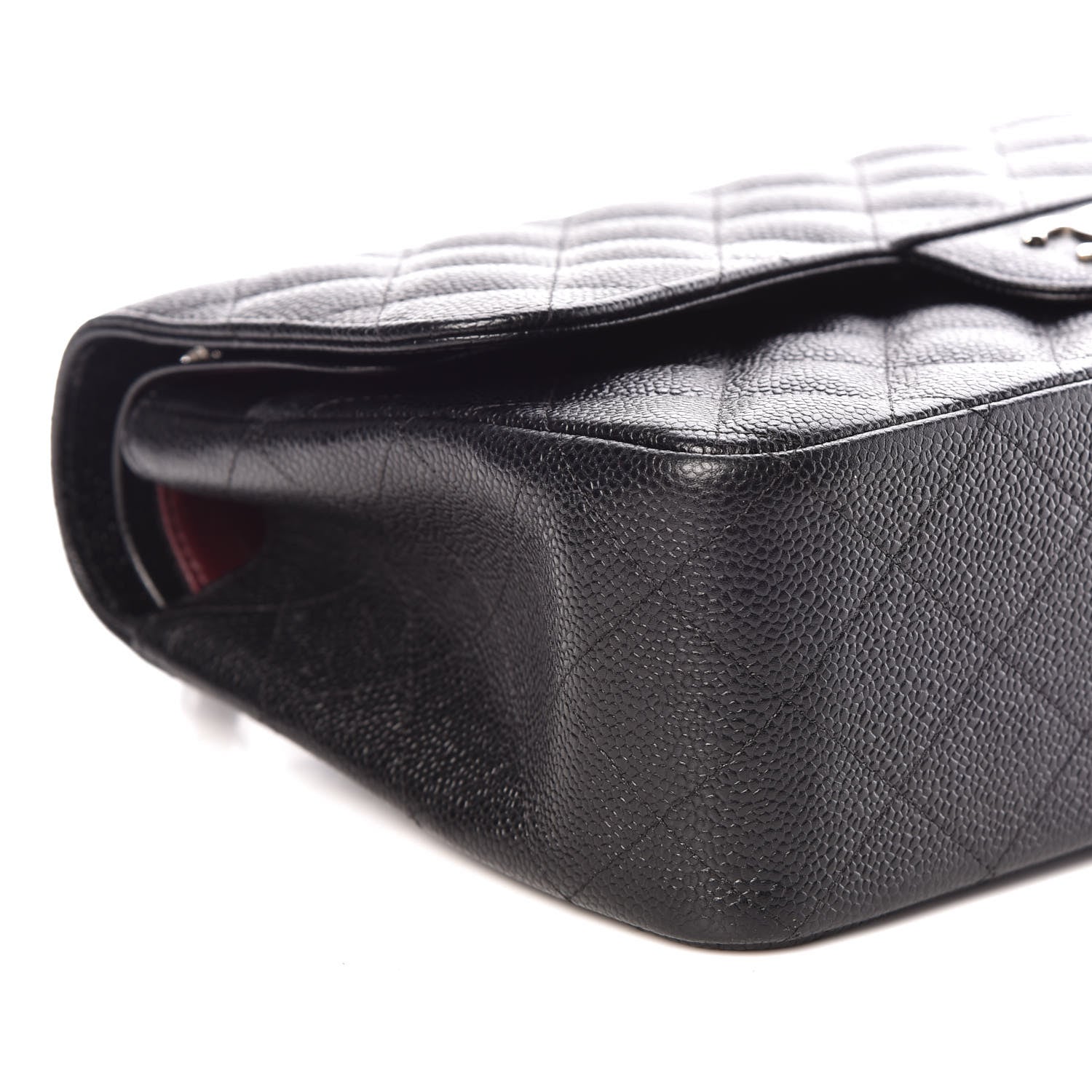 Chanel Caviar Quilted Jumbo Double Flap Black 8 of 10