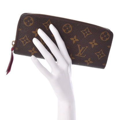 Louis Vuitton Monogram Clemence Wallet Fuchsia 2 of 7