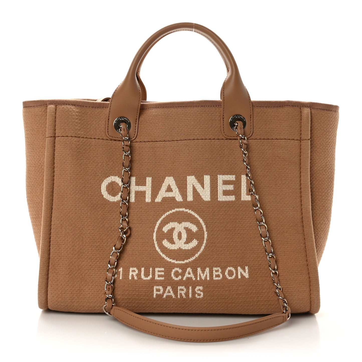 Mixed Fibers Small Deauville Tote Camel