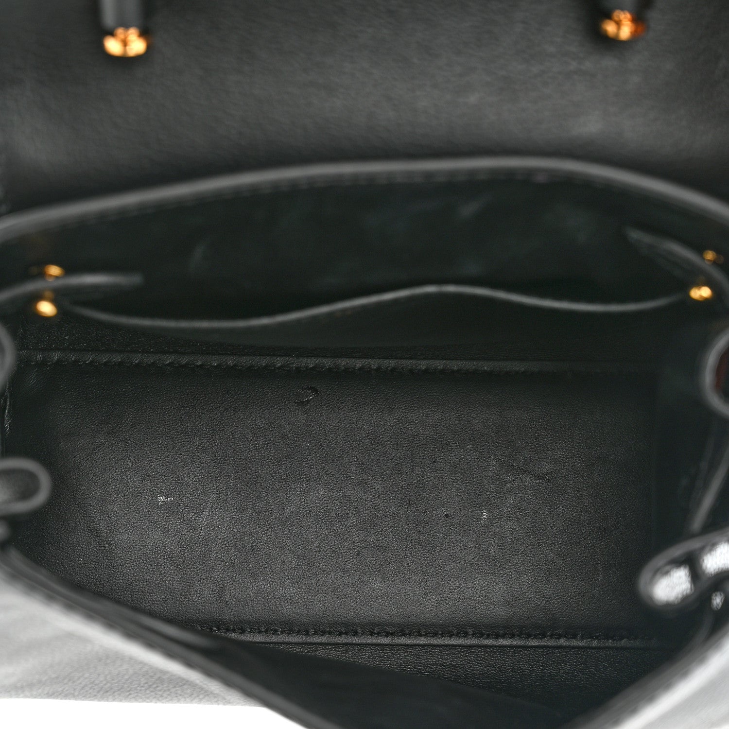 Versace Grained Calfskin Small La Medusa Top Handle Bag Black 5 of 11