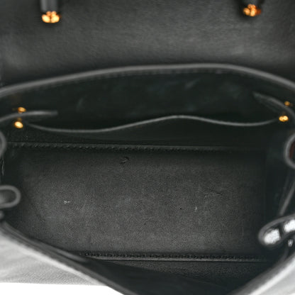 Versace Grained Calfskin Small La Medusa Top Handle Bag Black 5 of 11