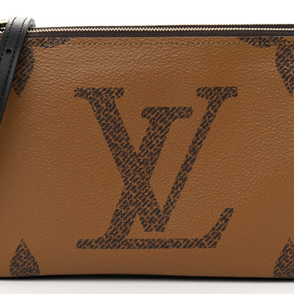 Louis Vuitton Reverse Monogram Giant Double Zip Pochette 8 of 11