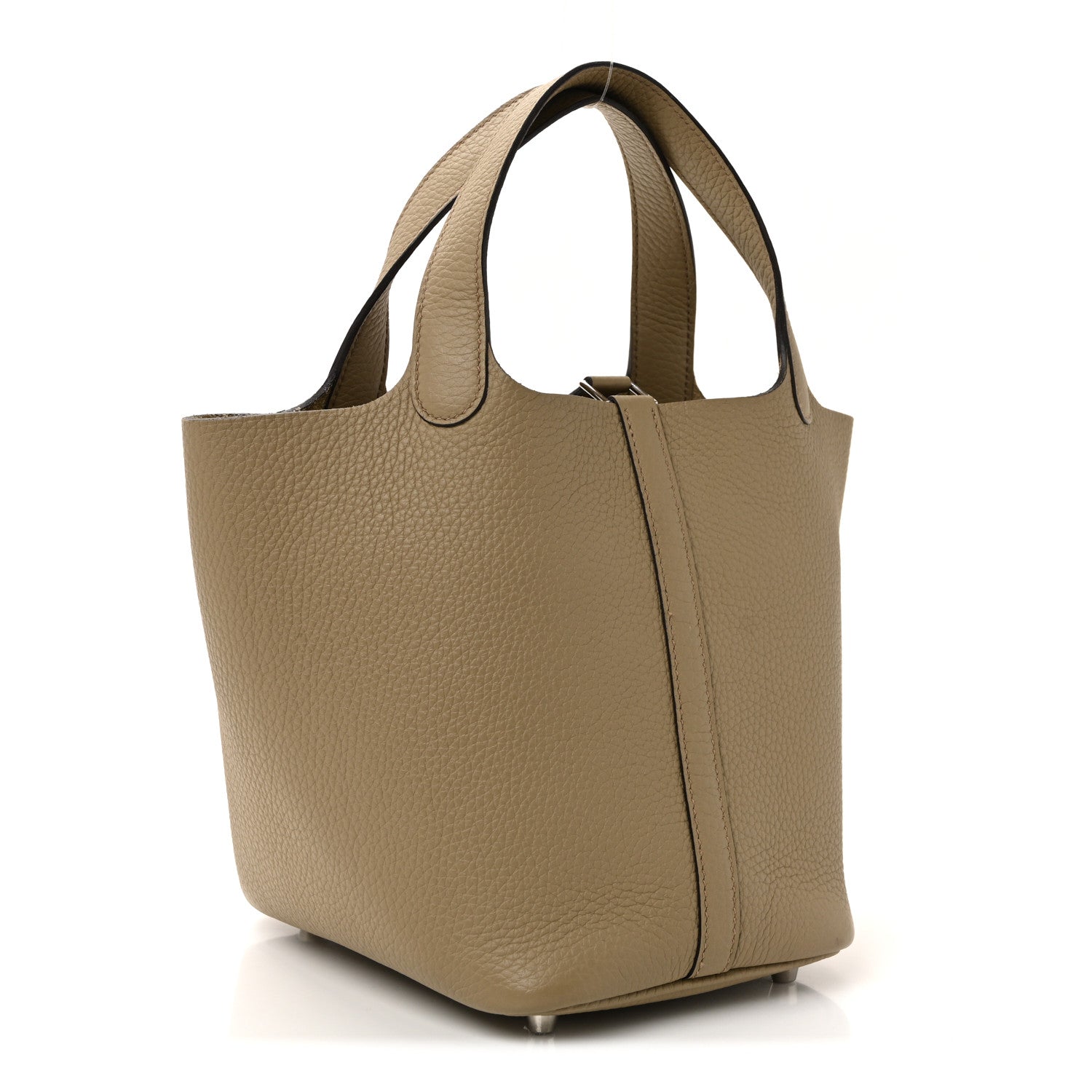 Hermes Taurillon Clemence Picotin Lock 18 PM Beige Marfa 3 of 9