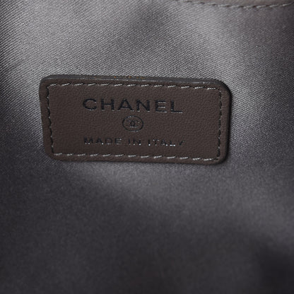 Chanel Patent Calfskin Lucky Symbols Pochette Gold 6 of 11