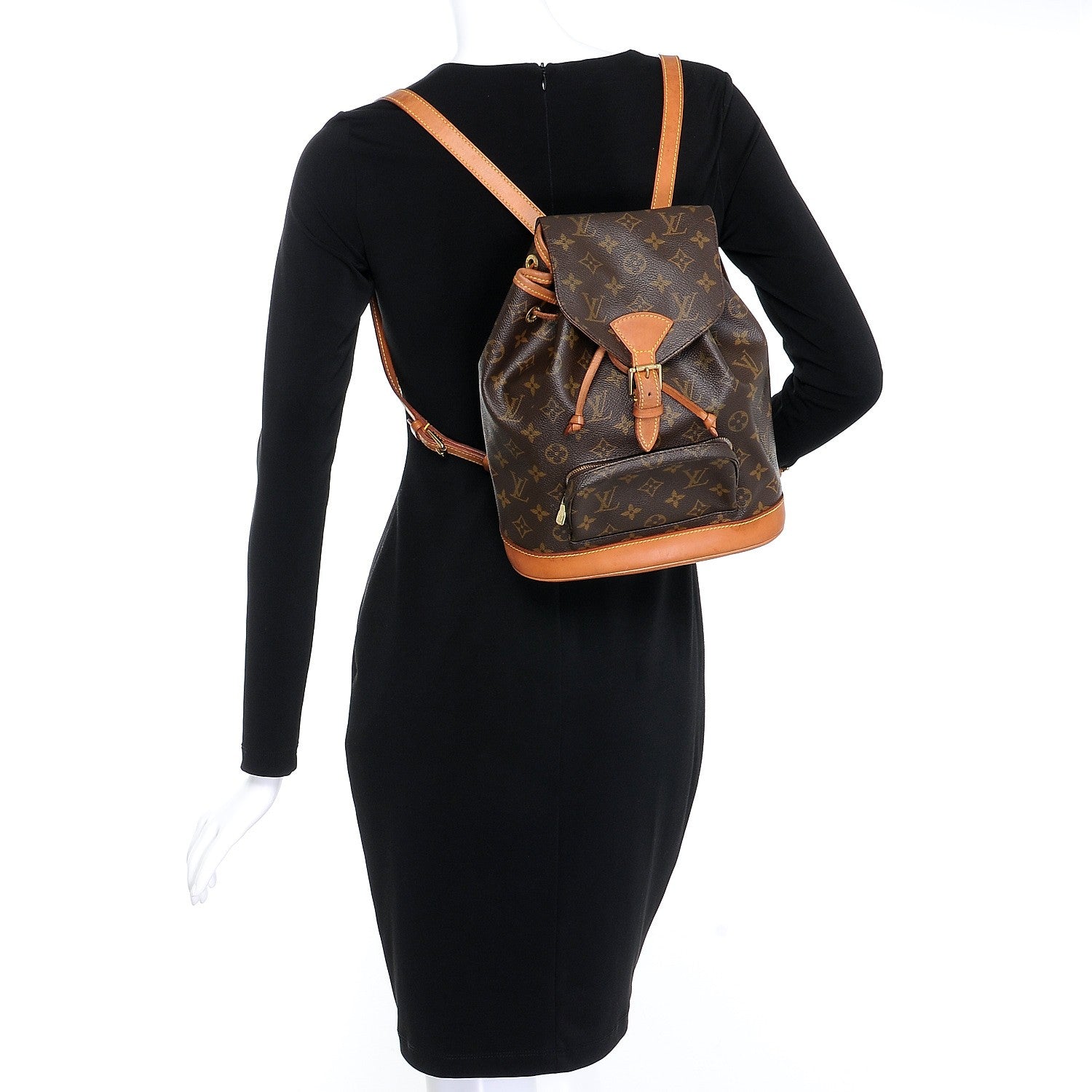 Louis Vuitton Monogram Montsouris MM Backpack 2 of 11