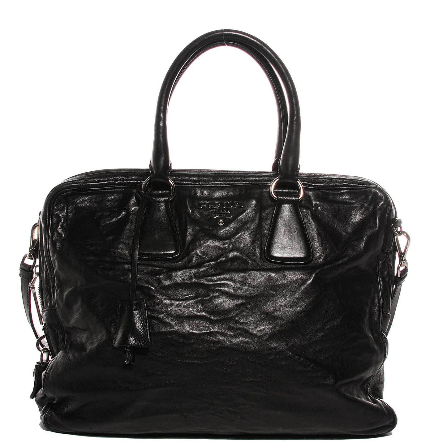 Nappa Antique Satchel Nero Black