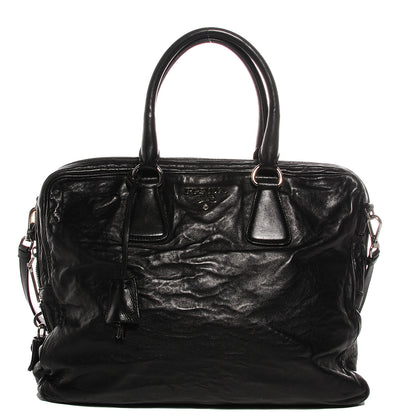 Prada Nappa Antique Satchel Nero Black 1 of 11